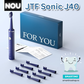 Periuta de dinti electrica, JTF Sonic, J40 (8 capete de periere) Albastru